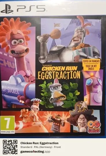 Chicken Run: Eggstraction PlayStation 5, Germany box front