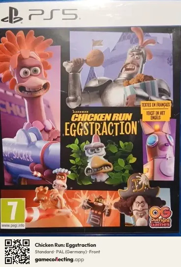 Chicken Run: Eggstraction PlayStation 5, Germany box front