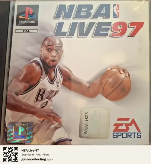 NBA Live 97 PlayStation, PAL box front