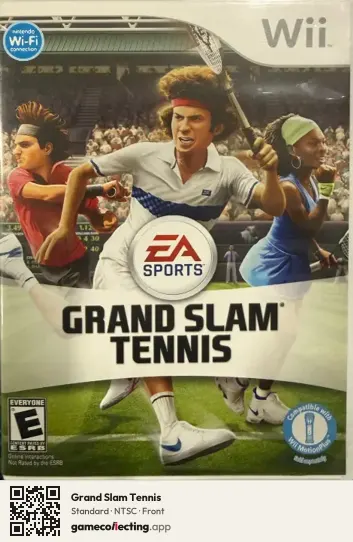 Grand Slam Tennis Nintendo Wii, NTSC box front