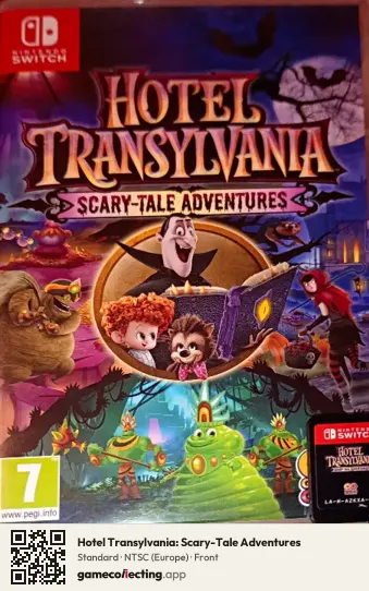 Hotel Transylvania: Scary-Tale Adventures Nintendo Switch, Europe box front