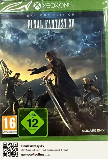 Final Fantasy XV Xbox One, Germany box front