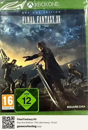 Final Fantasy XV Xbox One, Germany box front