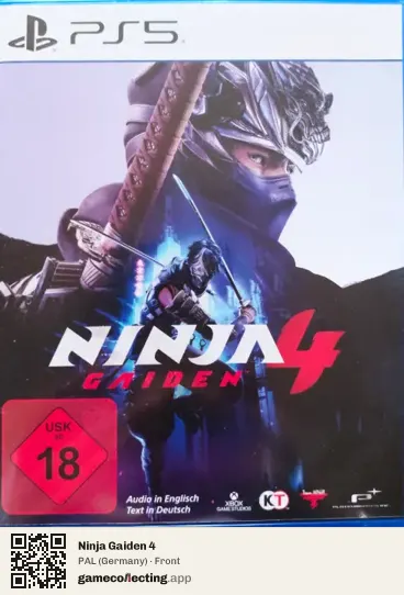 Ninja Gaiden 4 PlayStation 5, Germany box front