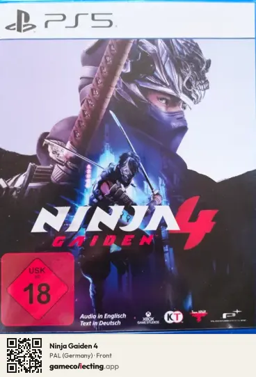 Ninja Gaiden 4 PlayStation 5, Germany box front