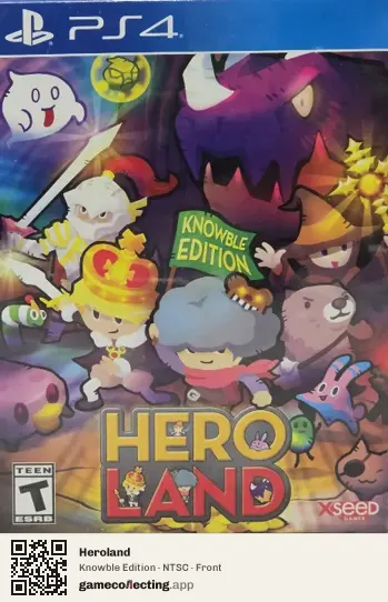 Heroland PlayStation 4, NTSC box front