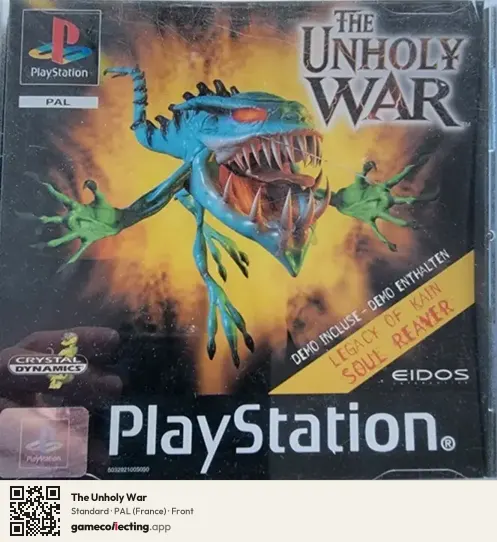 The Unholy War PlayStation, France box front