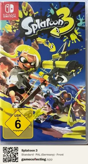 Splatoon 3 Nintendo Switch, Germany box front