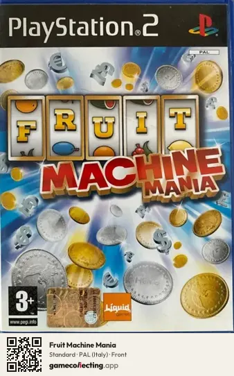 Fruit Machine Mania PlayStation 2, Italy box front