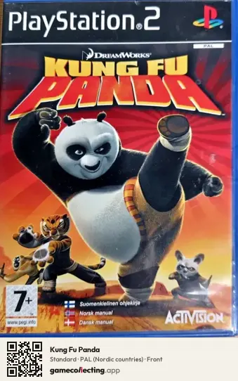 Kung Fu Panda PlayStation 2, Nordic countries box front