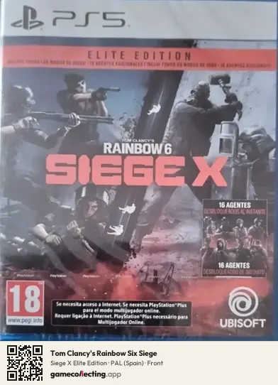 Tom Clancy's Rainbow Six Siege PlayStation 5, Spain box front