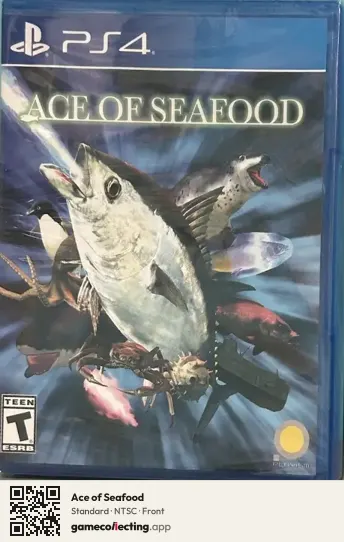 Ace of Seafood PlayStation 4, NTSC box front