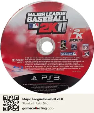 Major League Baseball 2K11 PlayStation 3, Asia disc