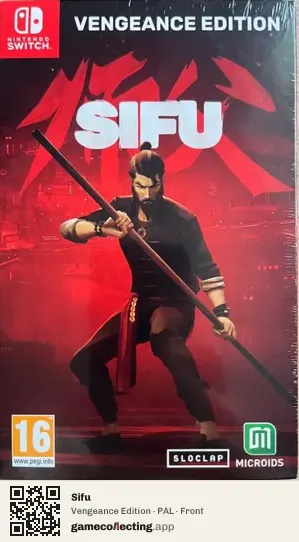 Sifu Nintendo Switch, PAL box front