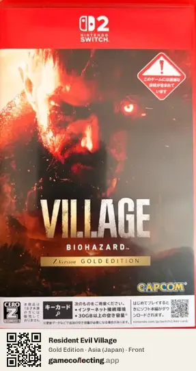 Resident Evil Village Nintendo Switch 2, Japan box front