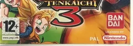 Dragon Ball Z: Budokai Tenkaichi 3, the PEGI square on its front