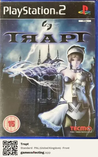 Trapt PlayStation 2, United Kingdom box front