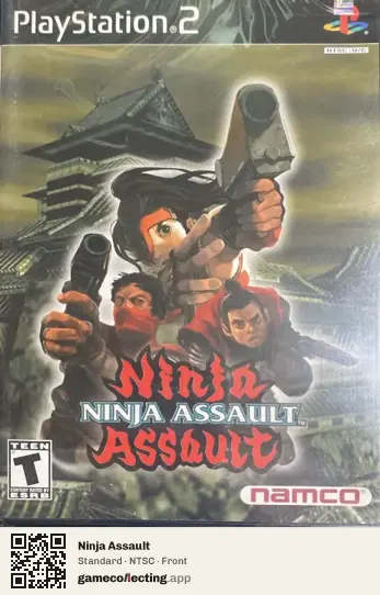 Ninja Assault PlayStation 2, NTSC box front