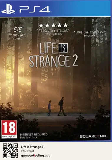 Life is Strange 2 PlayStation 4, PAL box front