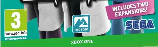 Two Point Hospital, the PEGI square on its front