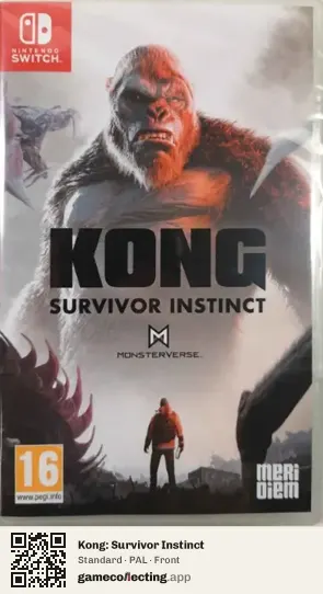 Kong: Survivor Instinct Nintendo Switch, PAL box front