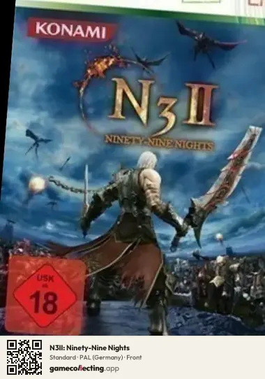 N3II: Ninety-Nine Nights Xbox 360, Germany box front