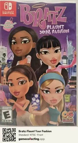 Bratz: Flaunt Your Fashion Nintendo Switch, NTSC box front