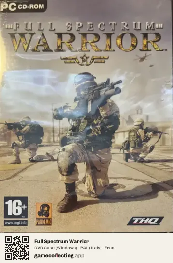 Full Spectrum Warrior Computer, Italy box front