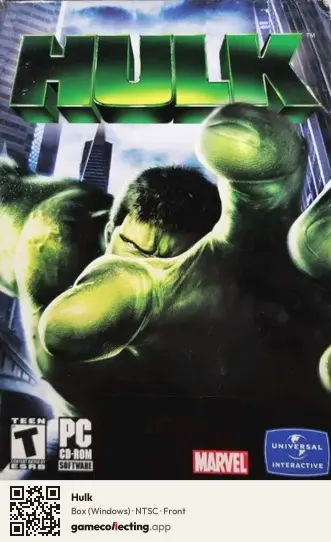 Hulk Computer, NTSC box front
