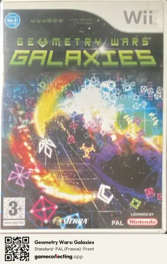 Geometry Wars: Galaxies Nintendo Wii, France box front