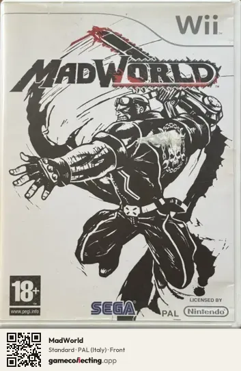 MadWorld Nintendo Wii, Italy box front