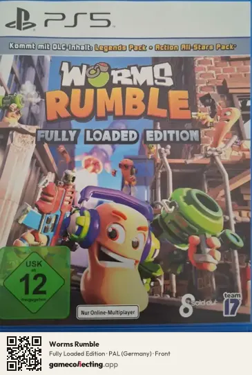 Worms Rumble PlayStation 5, Germany box front
