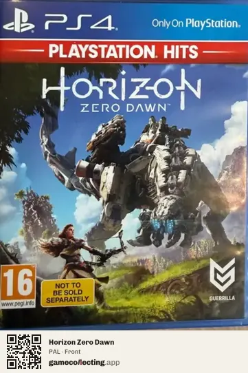 Horizon Zero Dawn PlayStation 4, PAL box front