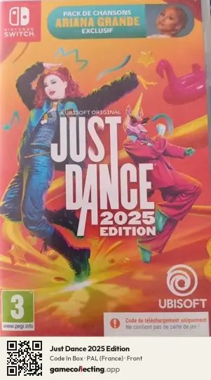 Just Dance 2025 Edition Nintendo Switch, France box front