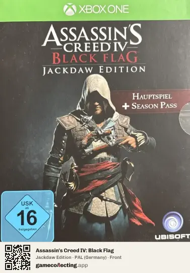 Assassin's Creed IV: Black Flag Xbox One, Germany box front