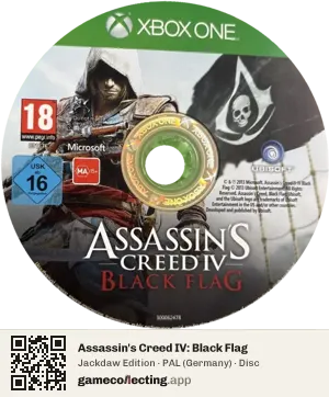 Assassin's Creed IV: Black Flag Xbox One, PAL disc