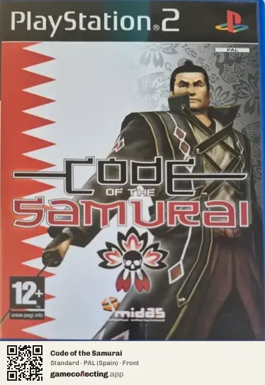 Code of the Samurai PlayStation 2, Spain box front