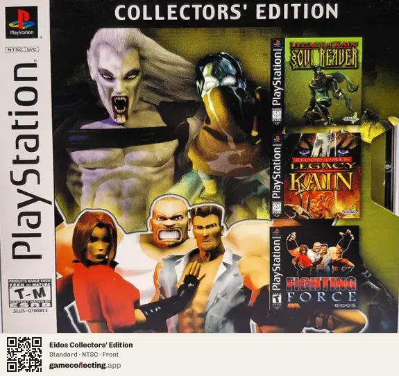 Eidos Collectors' Edition PlayStation, NTSC box front