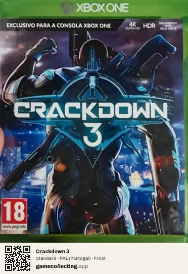 Crackdown 3 Xbox One, Portugal box front