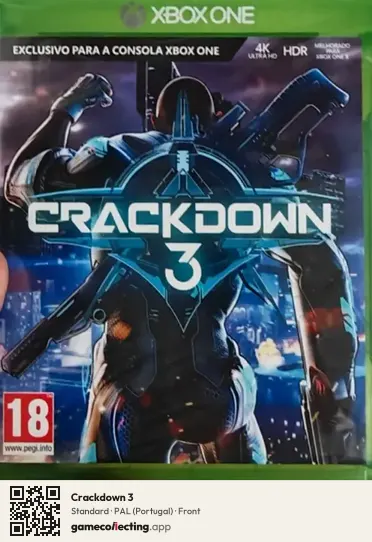 Crackdown 3 Xbox One, Portugal box front