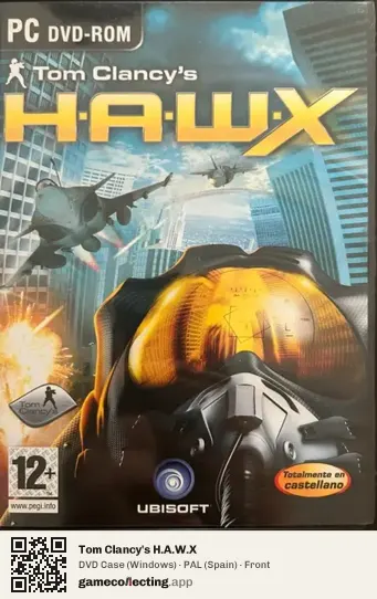 Tom Clancy's H.A.W.X Computer, Spain box front