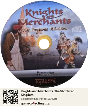 Knights and Merchants: The Shattered Kingdom Computer, NTSC disc
