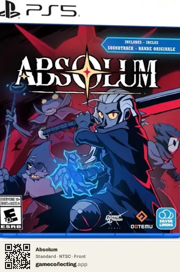 Absolum PlayStation 5, NTSC box front