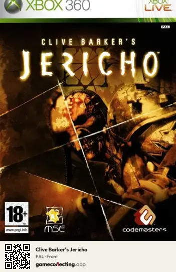 Clive Barker's Jericho Xbox 360, PAL box front