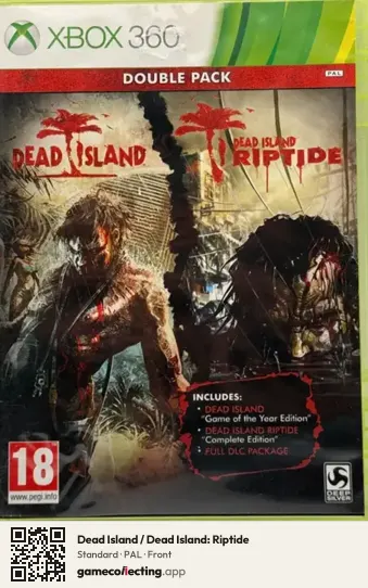 Dead Island / Dead Island: Riptide Xbox 360, PAL box front
