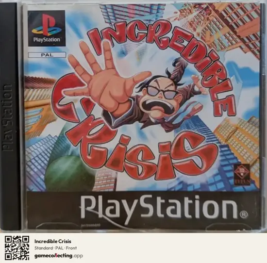 Incredible Crisis PlayStation, PAL box front