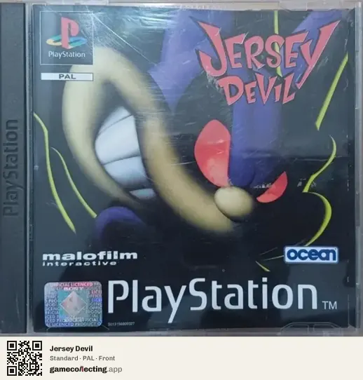Jersey Devil PlayStation, PAL box front