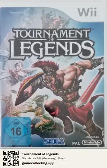 Tournament of Legends Nintendo Wii, Germany box front
