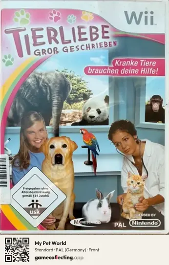 My Pet World Nintendo Wii, Germany box front