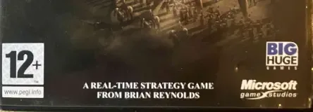 Rise of Nations: Rise of Legends, the PEGI square on its front